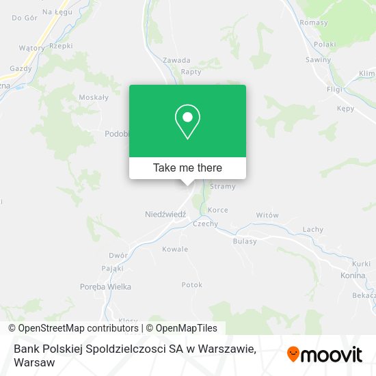 Bank Polskiej Spoldzielczosci SA w Warszawie map