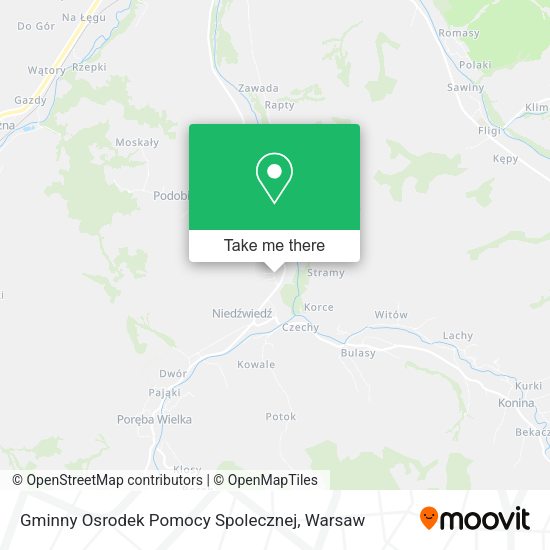 Gminny Osrodek Pomocy Spolecznej map