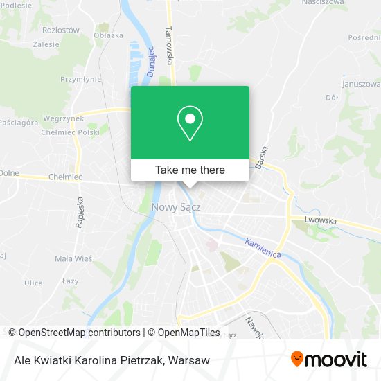 Ale Kwiatki Karolina Pietrzak map