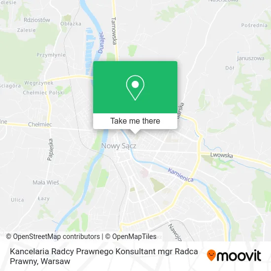 Карта Kancelaria Radcy Prawnego Konsultant mgr Radca Prawny