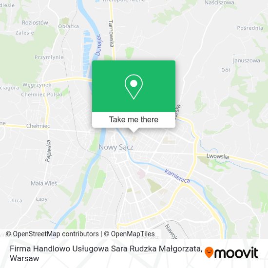 Firma Handlowo Usługowa Sara Rudzka Małgorzata map