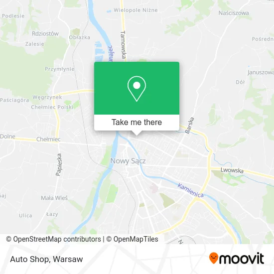 Карта Auto Shop