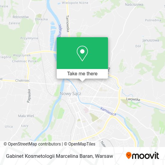 Gabinet Kosmetologii Marcelina Baran map