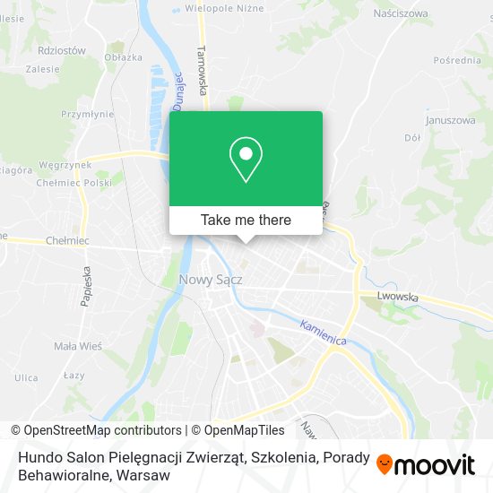 Hundo Salon Pielęgnacji Zwierząt, Szkolenia, Porady Behawioralne map