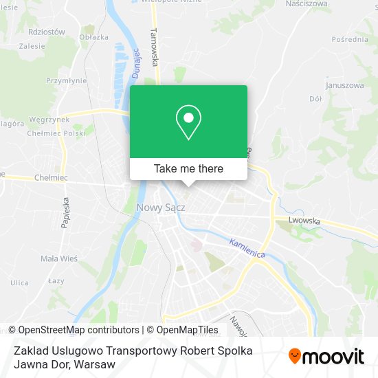 Zaklad Uslugowo Transportowy Robert Spolka Jawna Dor map