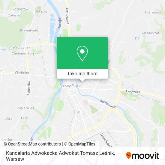 Kancelaria Adwokacka Adwokat Tomasz Leśnik map