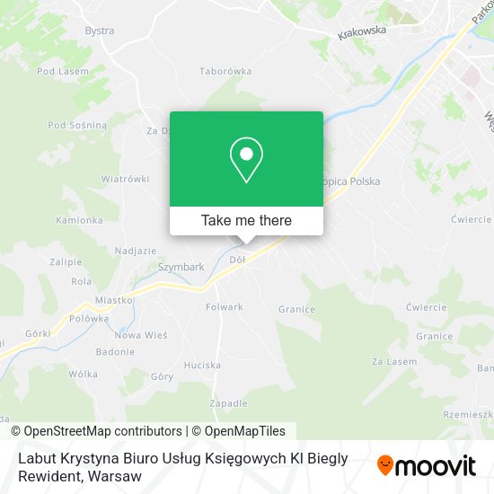 Labut Krystyna Biuro Usług Księgowych Kl Biegly Rewident map