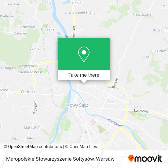 Małopolskie Stowarzyszenie Sołtysów map