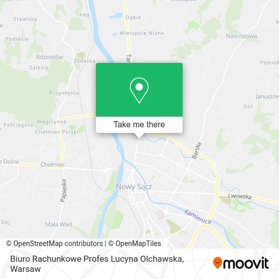 Biuro Rachunkowe Profes Lucyna Olchawska map