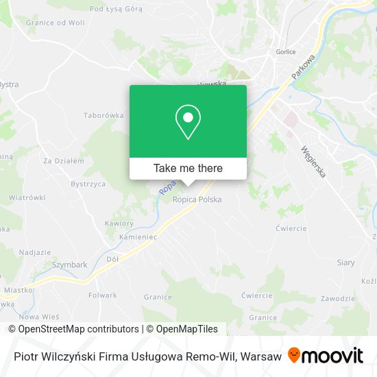 Piotr Wilczyński Firma Usługowa Remo-Wil map