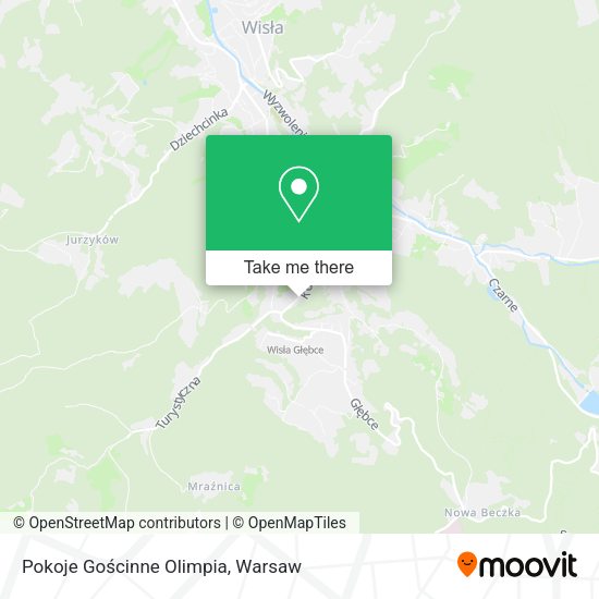 Pokoje Gościnne Olimpia map