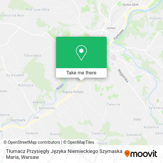 Tłumacz Przysięgły Języka Niemieckiego Szymaska Maria map