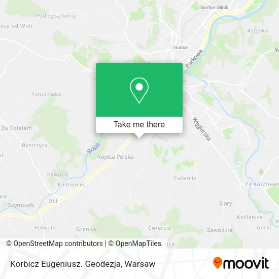 Карта Korbicz Eugeniusz. Geodezja