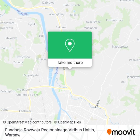 Карта Fundacja Rozwoju Regionalnego Viribus Unitis