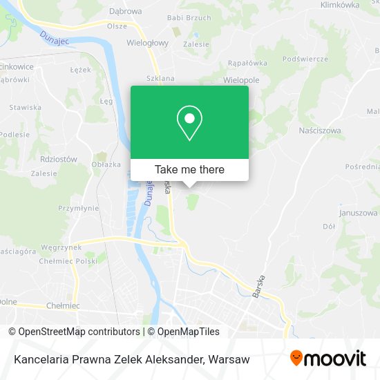 Kancelaria Prawna Zelek Aleksander map