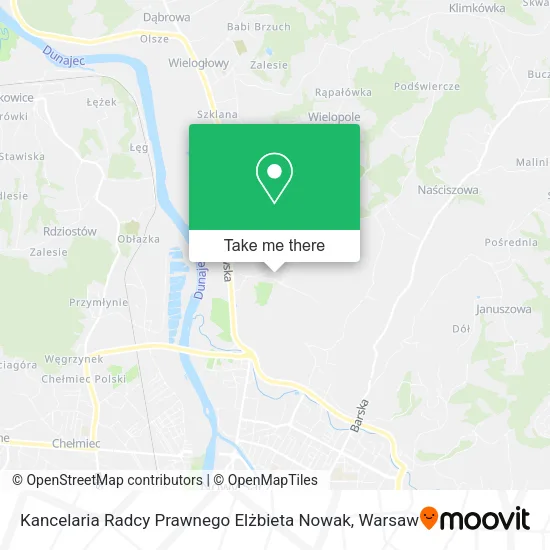 Карта Kancelaria Radcy Prawnego Elżbieta Nowak