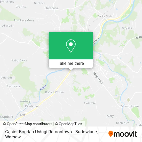 Gąsior Bogdan Usługi Remontowo - Budowlane map