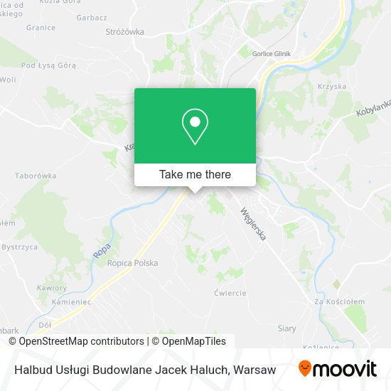 Halbud Usługi Budowlane Jacek Haluch map