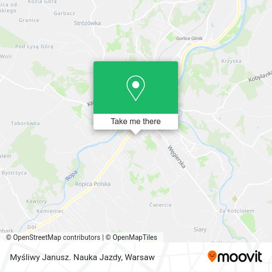 Myśliwy Janusz. Nauka Jazdy map