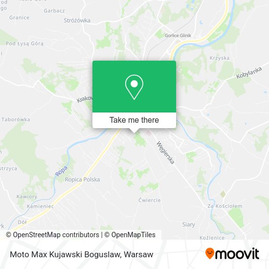 Карта Moto Max Kujawski Boguslaw