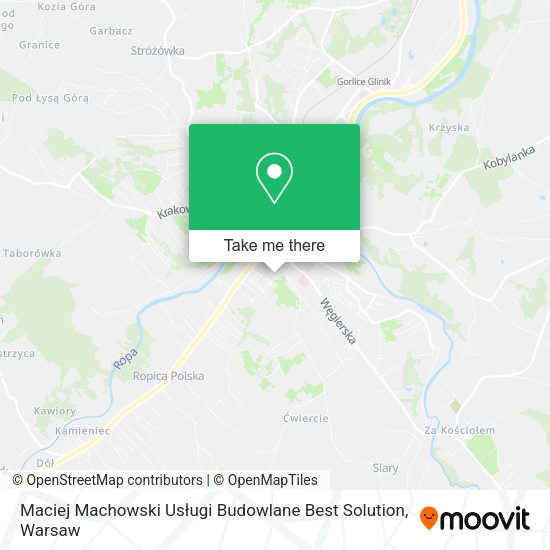 Maciej Machowski Usługi Budowlane Best Solution map