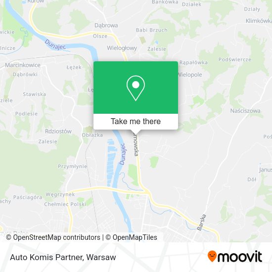 Auto Komis Partner map