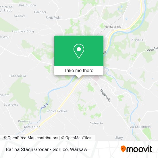 Bar na Stacji Grosar - Gorlice map