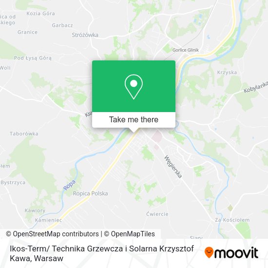 Ikos-Term/ Technika Grzewcza i Solarna Krzysztof Kawa map