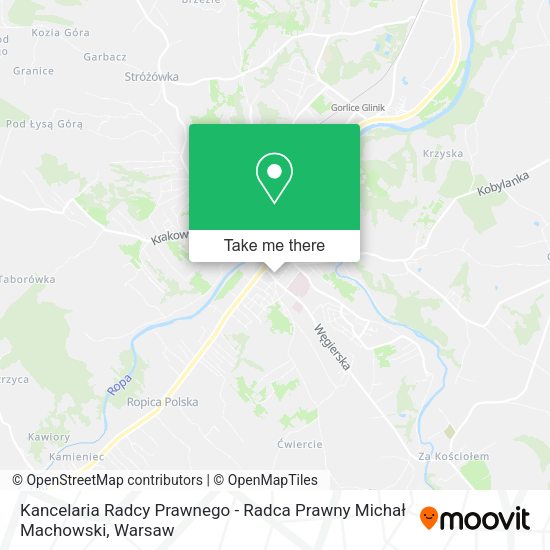 Kancelaria Radcy Prawnego - Radca Prawny Michał Machowski map