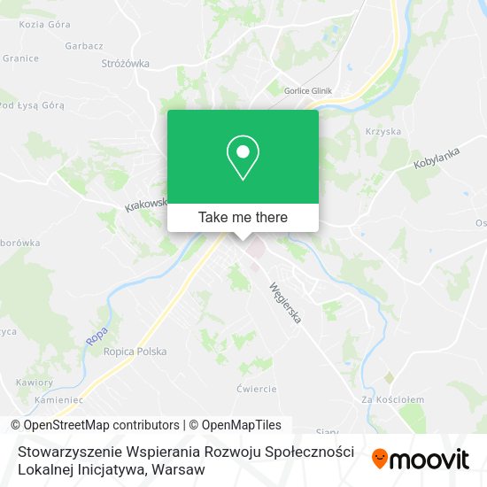 Stowarzyszenie Wspierania Rozwoju Społeczności Lokalnej Inicjatywa map