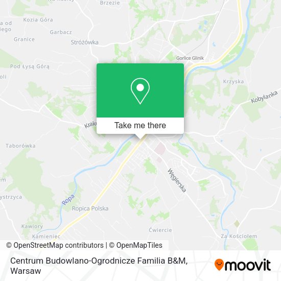 Centrum Budowlano-Ogrodnicze Familia B&M map