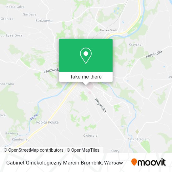 Gabinet Ginekologiczny Marcin Bromblik map