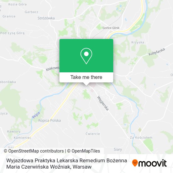 Wyjazdowa Praktyka Lekarska Remedium Bożenna Maria Czerwińska Woźniak map