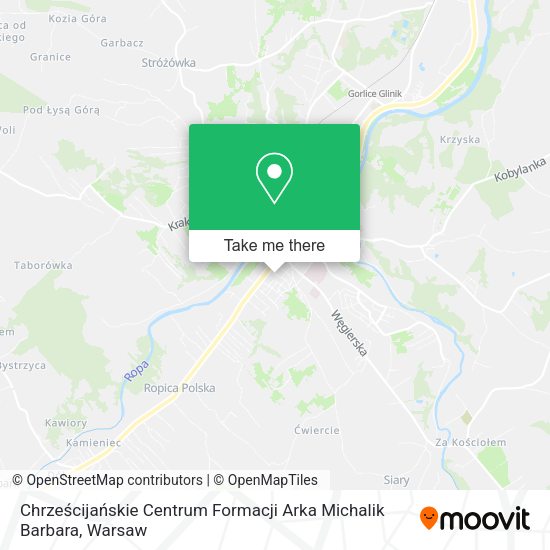 Chrześcijańskie Centrum Formacji Arka Michalik Barbara map