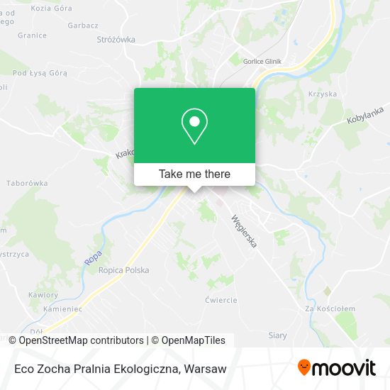 Eco Zocha Pralnia Ekologiczna map