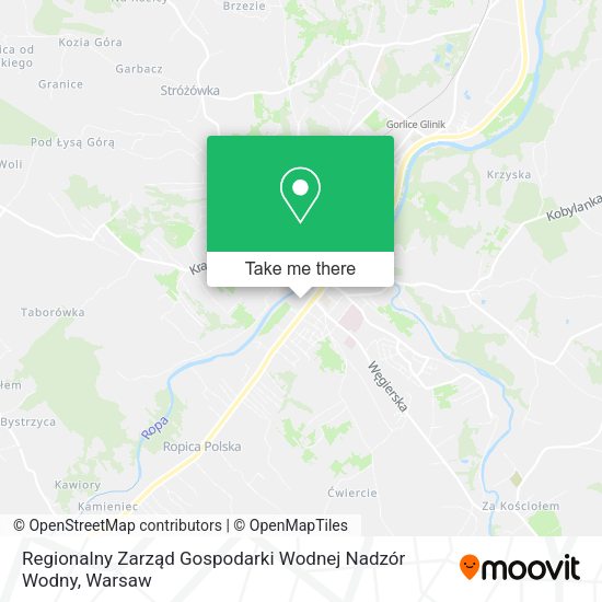 Regionalny Zarząd Gospodarki Wodnej Nadzór Wodny map