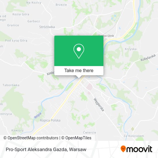 Pro-Sport Aleksandra Gazda map