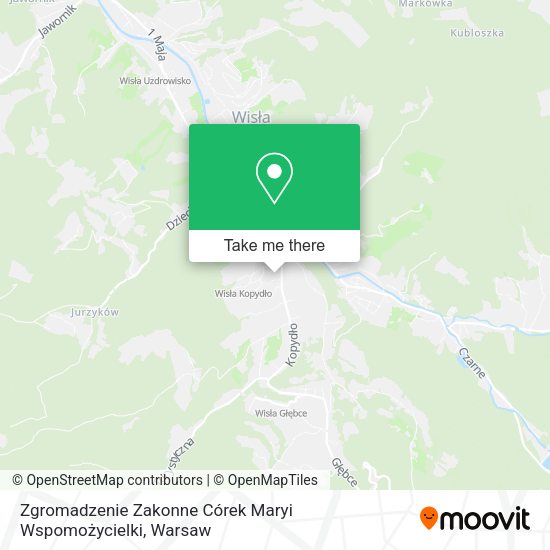 Zgromadzenie Zakonne Córek Maryi Wspomożycielki map