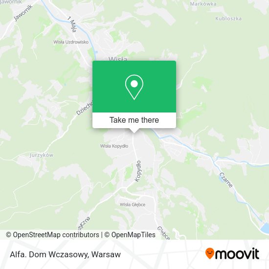 Alfa. Dom Wczasowy map