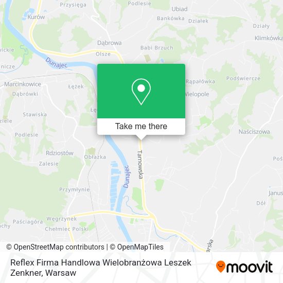 Reflex Firma Handlowa Wielobranżowa Leszek Zenkner map
