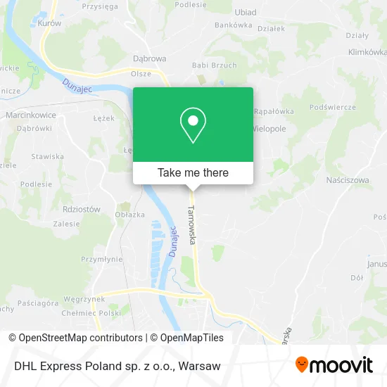 Карта DHL Express Poland sp. z o.o.
