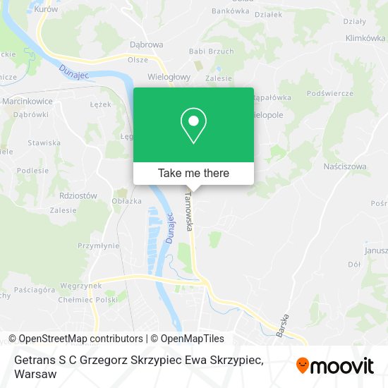 Getrans S C Grzegorz Skrzypiec Ewa Skrzypiec map