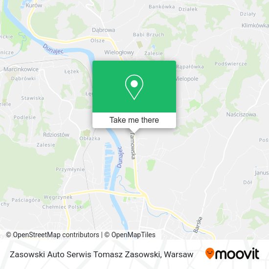 Zasowski Auto Serwis Tomasz Zasowski map