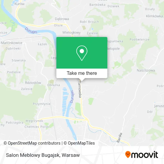 Карта Salon Meblowy Bugajsk