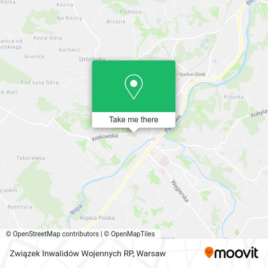 Związek Inwalidów Wojennych RP map