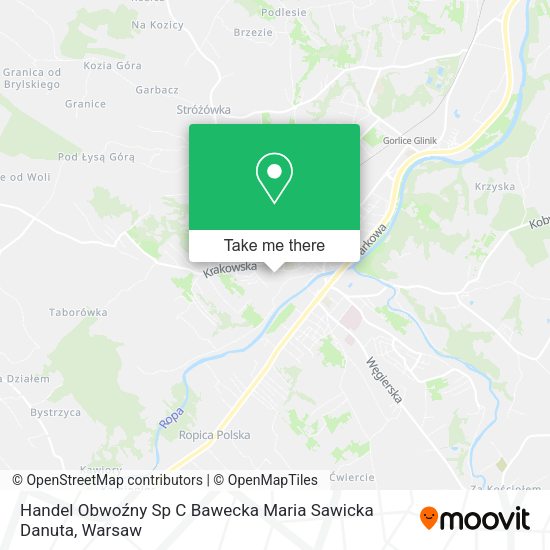 Handel Obwoźny Sp C Bawecka Maria Sawicka Danuta map