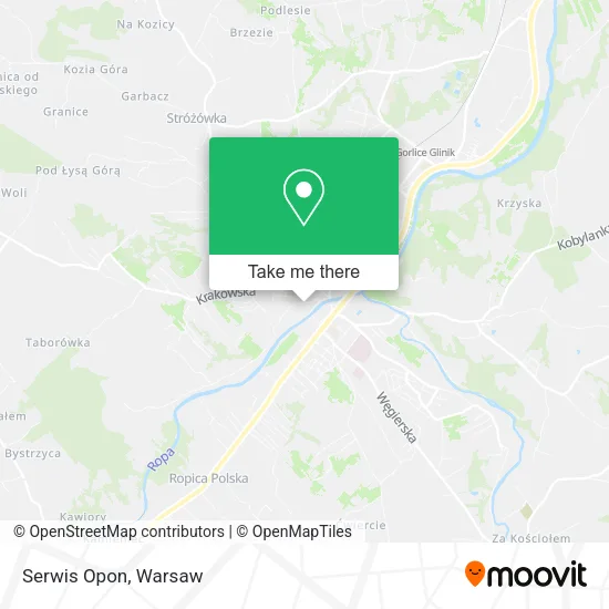 Карта Serwis Opon