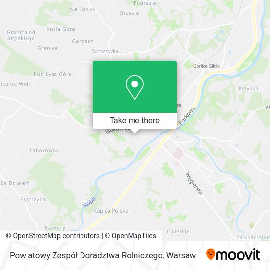 Powiatowy Zespół Doradztwa Rolniczego map