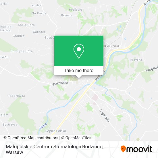 Małopolskie Centrum Stomatologii Rodzinnej map