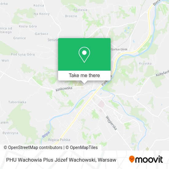 PHU Wachowia Plus Józef Wachowski map